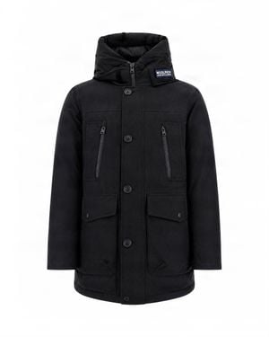 Woolrich Hooded Insulated Parka Coat - Black