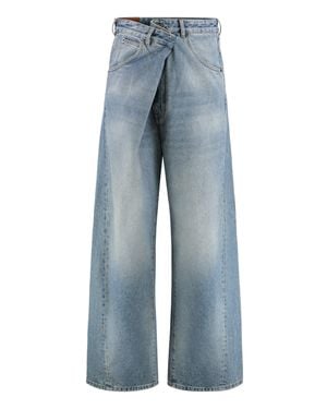 DARKPARK Ined Oversized Jeans - Blue