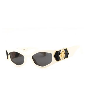 Philipp Plein Oval Acetate Sunglasses - Metallic