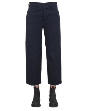 Department 5 Cotton Pants - Blue