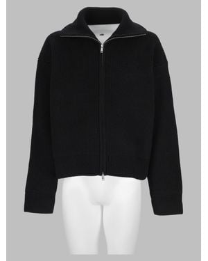 Studio Nicholson Wool Sweatshirt Sweater - Black