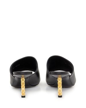 Givenchy Chic Sandal With Cube Heel - Black