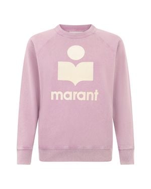 Isabel Marant Printed Cotton Sweatshirt - Pink