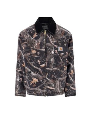 Carhartt Zip Front Work Jacket - Gray