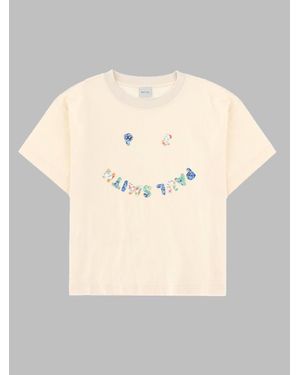 Paul Smith T-Shirt "Happy" - Natural