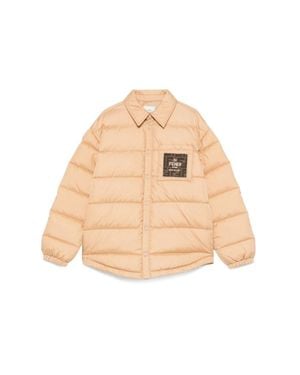 Fendi New Nylon Down Jacket - Natural