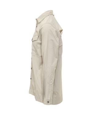 Klättermusen Long Sleeve Shirt With Pockets And Buttons - White
