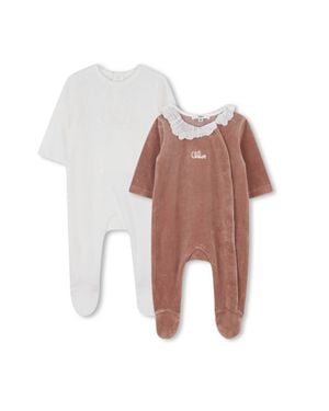 Chloé Set Of 2 Pajamas - White