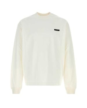 Prada Logo Sweatshirt - White
