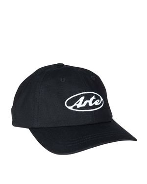 Arte' Round Logo Cap For - Black