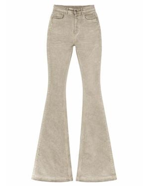 Rick Owens Drkshdw Bolan Bootcut Sand Waxed Jeans - Gray