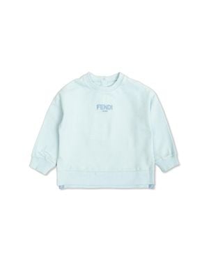 Fendi Sweatshirt With Logo - Blue