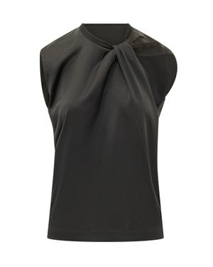 Pinko Smart Satin Blouse - Black