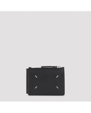 Maison Margiela 2 Pincer Slim Wallet - Black