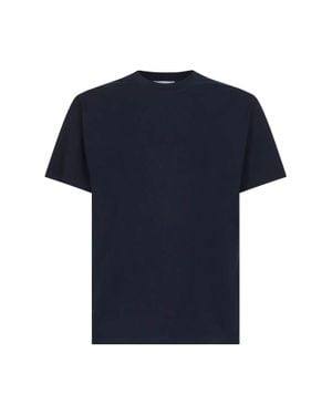 Givenchy Printed Back Panel Classic Crewneck Short-Sleeve T-Shirt - Blue