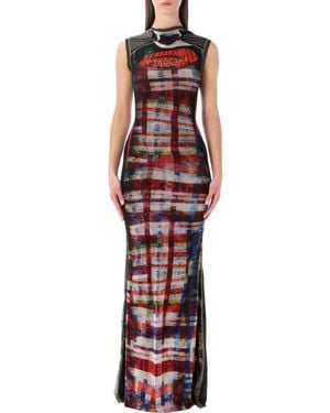 OTTOLINGER Mesh Long Dress - Red