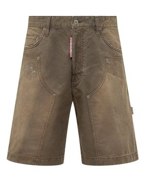 DSquared² Casual Comfort Mini Shorts - Gray
