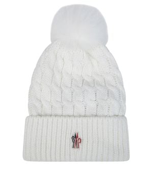 Moncler Quilted Mini Hat - White