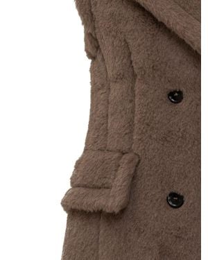 Max Mara Elegant Long Gilet For Fall 2025 - Brown