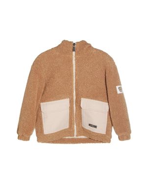 Moschino Jacket With Logo - Natural