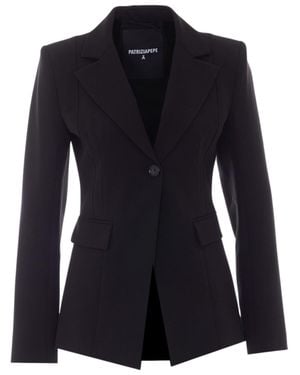 Patrizia Pepe Tailored Stretch Jacket - Blue