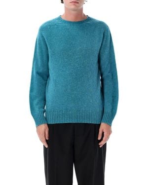 Howlin' Crewneck Wool Sweater - Blue