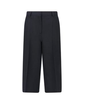 Filippa K Blaire Cropped Tailored Wool Pants - Black