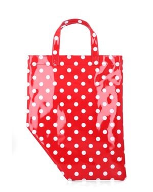 Comme des Garçons Polka Dot Tote Bag - Red