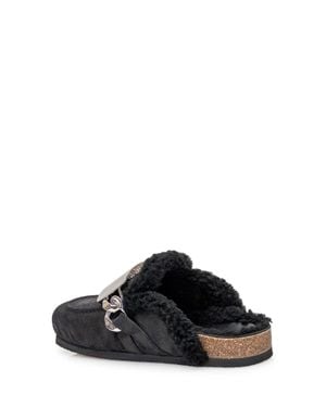 JW Anderson J. W. Anderson Mini Stylish Sterling Sandals - Black