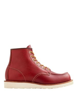 Red Wing Classic Moc 8875 Ankle Boot - Red