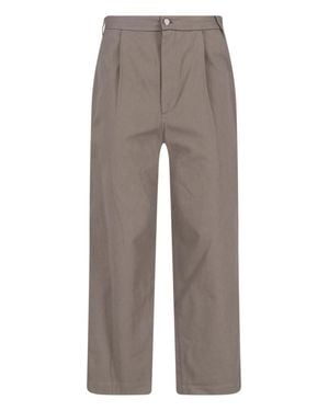 Low Classic Taupe Tailored Pants - Gray