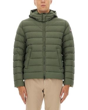 Colmar Down Jacket With Detachable Hood - Green