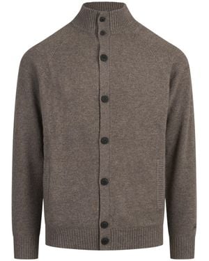 MC2 Saint Barth 100% Lana D'Agnello Mini Coat - Gray