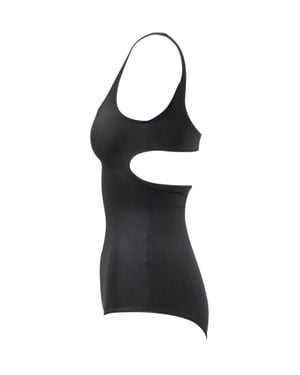 Courreges Cut-Out Mini Swimsuit - Black