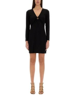 MICHAEL Michael Kors Slim Fit Jersey Dress - Black