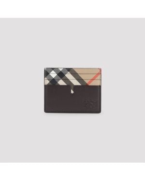 Burberry New Tall Sandon Mini Credit Card Case - Black