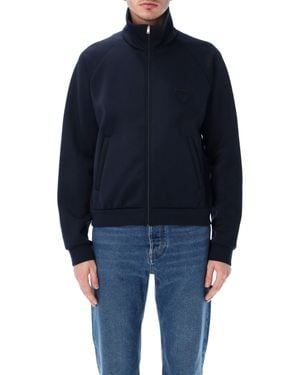 Prada Zipped Sweatshirt - Blue