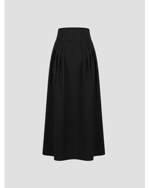 Studio Nicholson Gathered Mini Skirt - Black