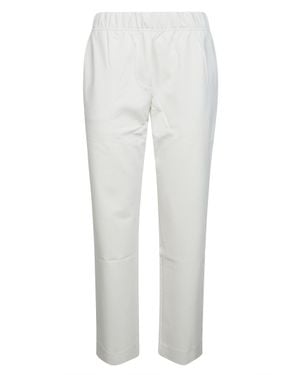 Weekend by Maxmara Cigarette-Leg Pants - White