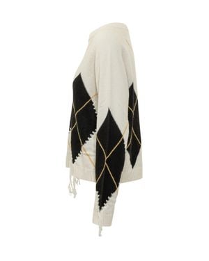 Pinko Berna Knit Sweater - White