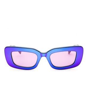 KARL LAGERFELD Stylish Rectangular Sunglasses - Blue