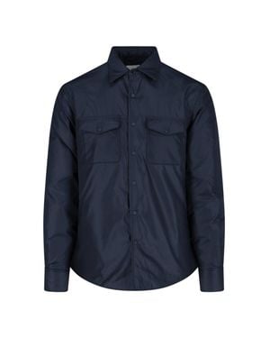 Aspesi Polyamide Utility Jacket - Blue