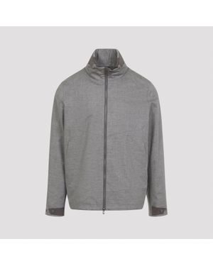 Sease Laminated Jacket - Gray