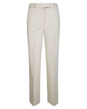 Circolo 1901 Straight-Leg Cotton-Blend Pants - White