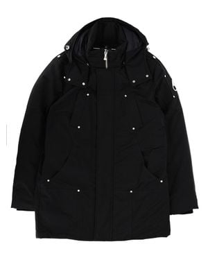Moose Knuckles Original Shearling Parka With Detachable Fur Trim - Black