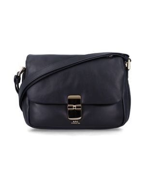 A.P.C. A. P.C. Cowhide Leather Mini Bag For - Black