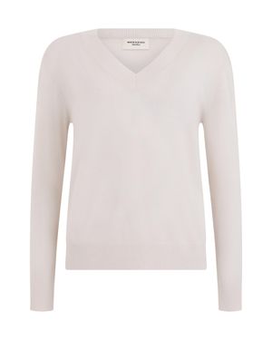 Weekend by Maxmara V-Neck Sweater - White