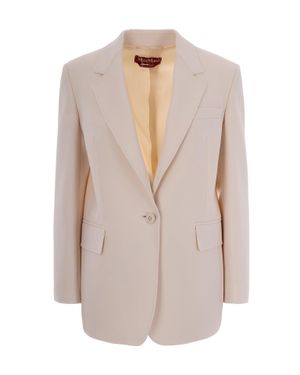 Max Mara Elegant Lightweight Jacket For - Natural