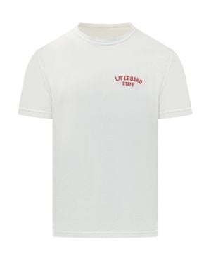 Bl'ker Classic T-Shirt With Bold Front Design - White