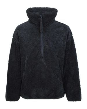 Oakley Snowdrift Quarter-Zip Sherpa Fleece Jacket - Blue